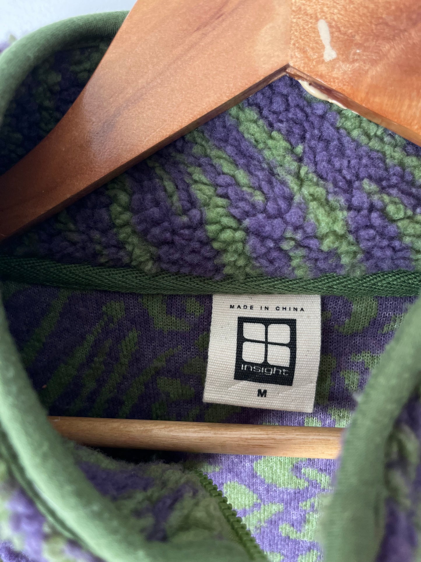 INSIGHT Sherpa Quarter Zip Fleece Pullover RRP$150 (M)