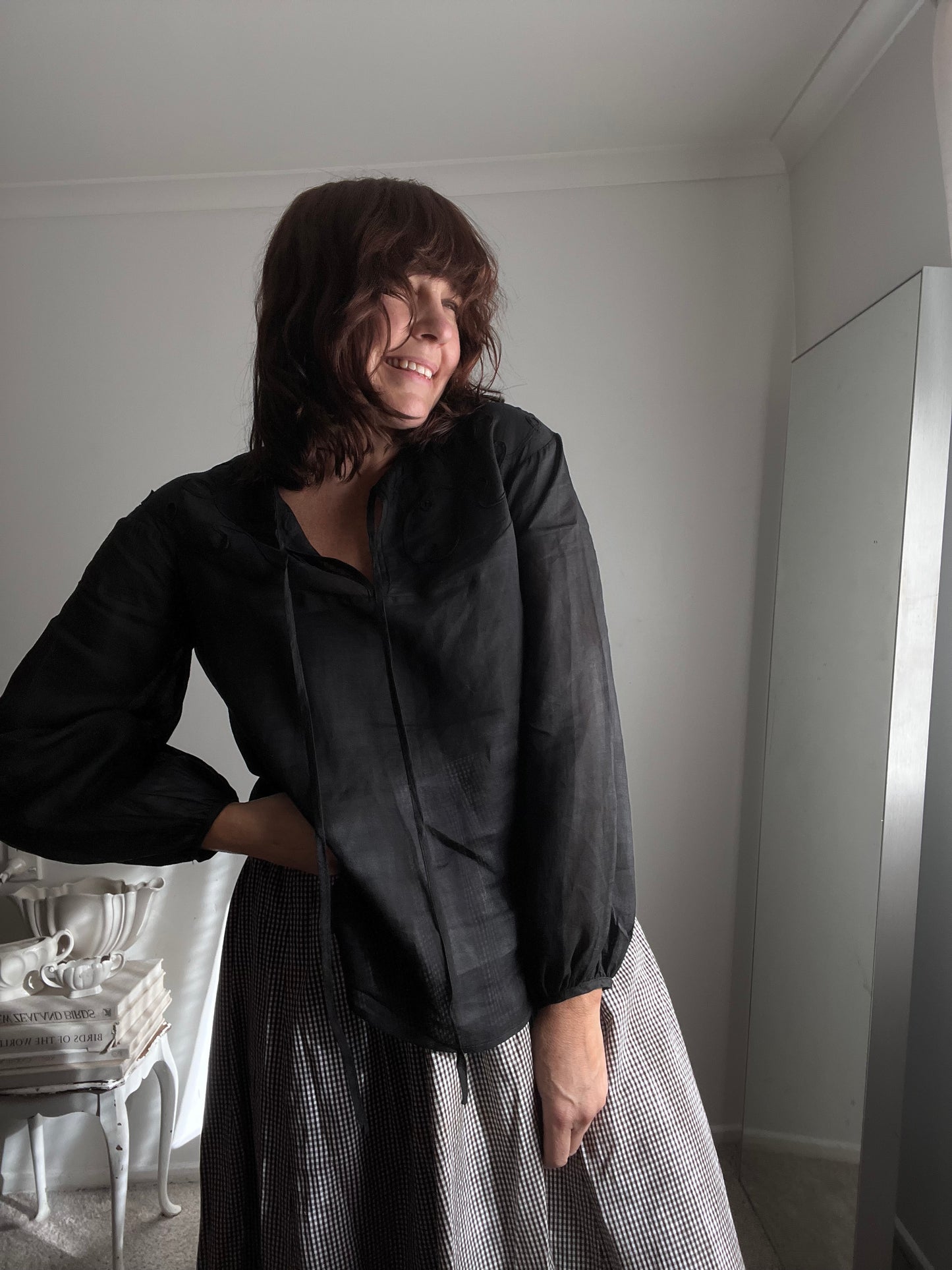 MARLE Embroidered Linen Blouse RRP$320 (8)