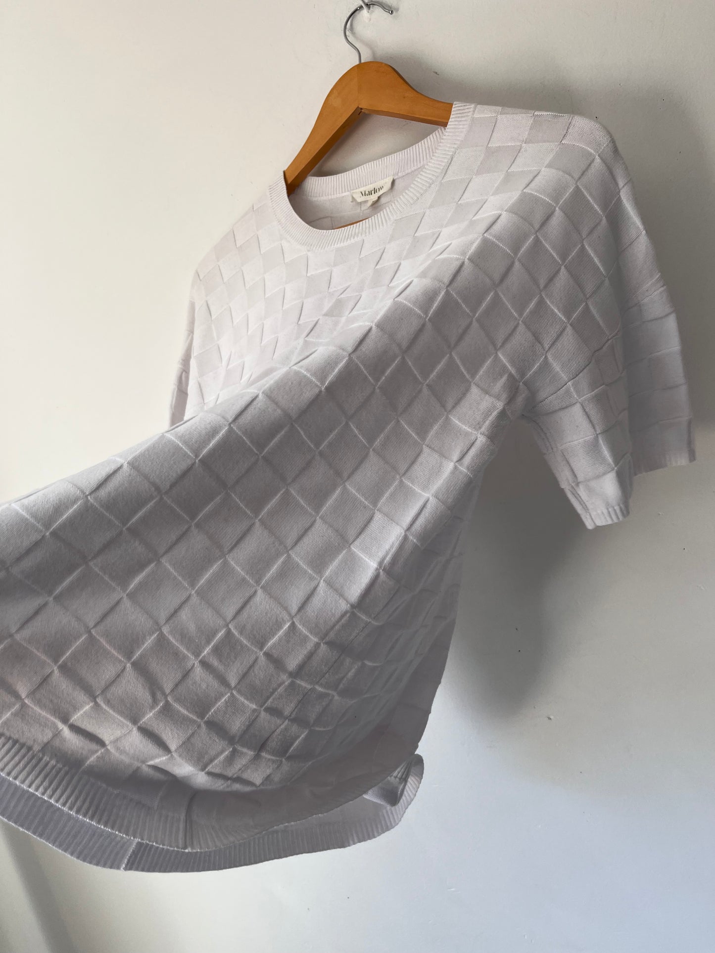 MARLOW textured cotton knit tee RRP$179 (10-14)