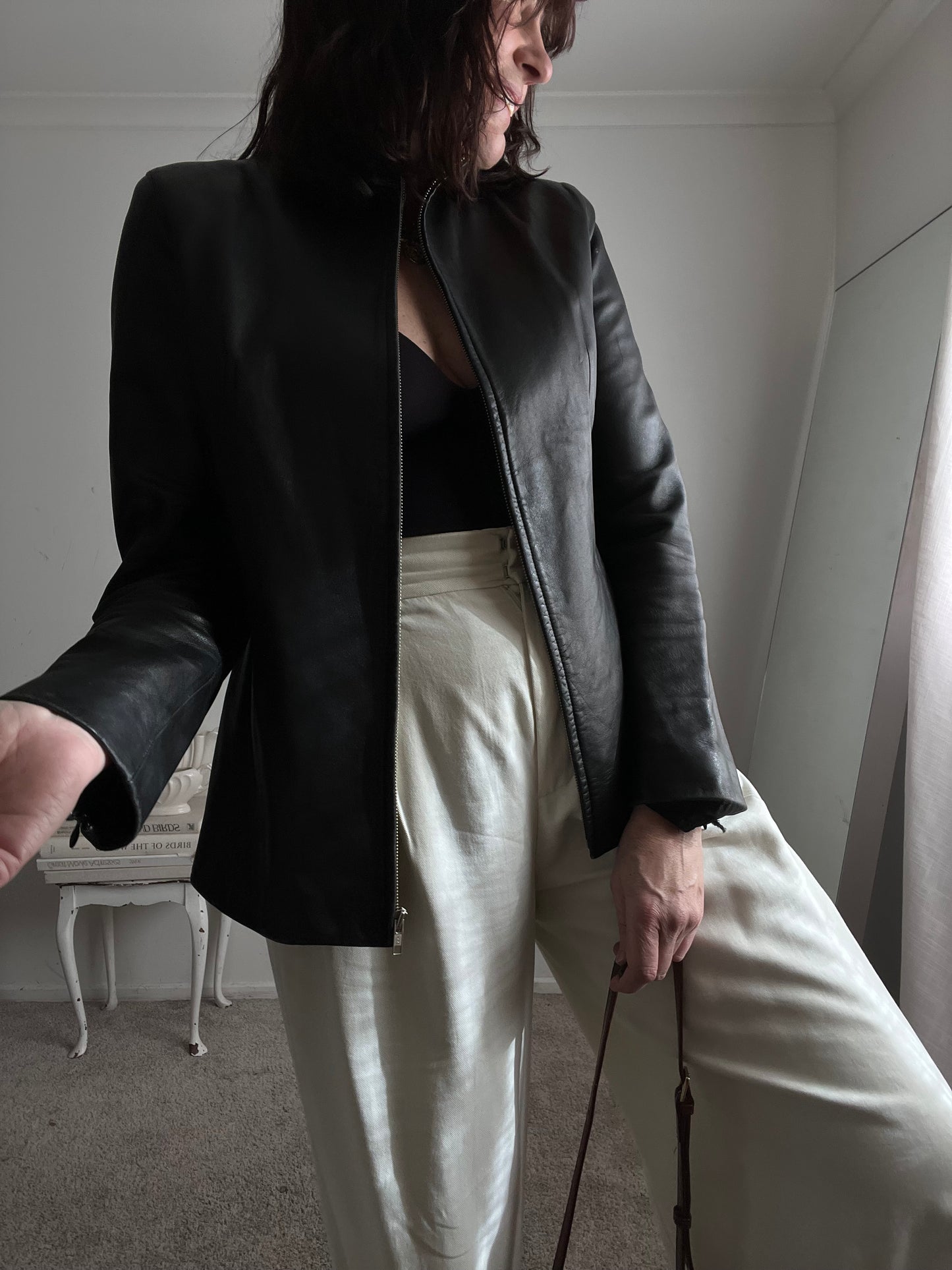 MARILYN SEBB Leather Jacket (12)