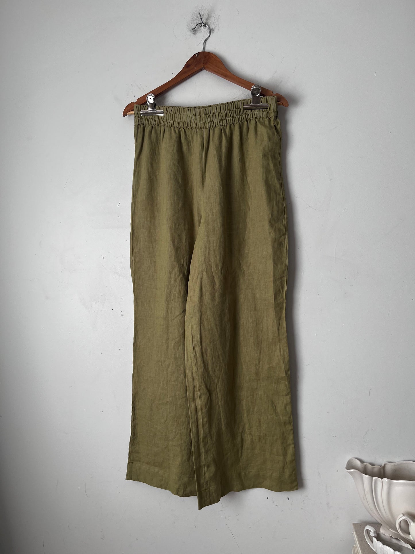 ASSEMBLY LABEL Linen Pants RRP$120 (12) & (10)