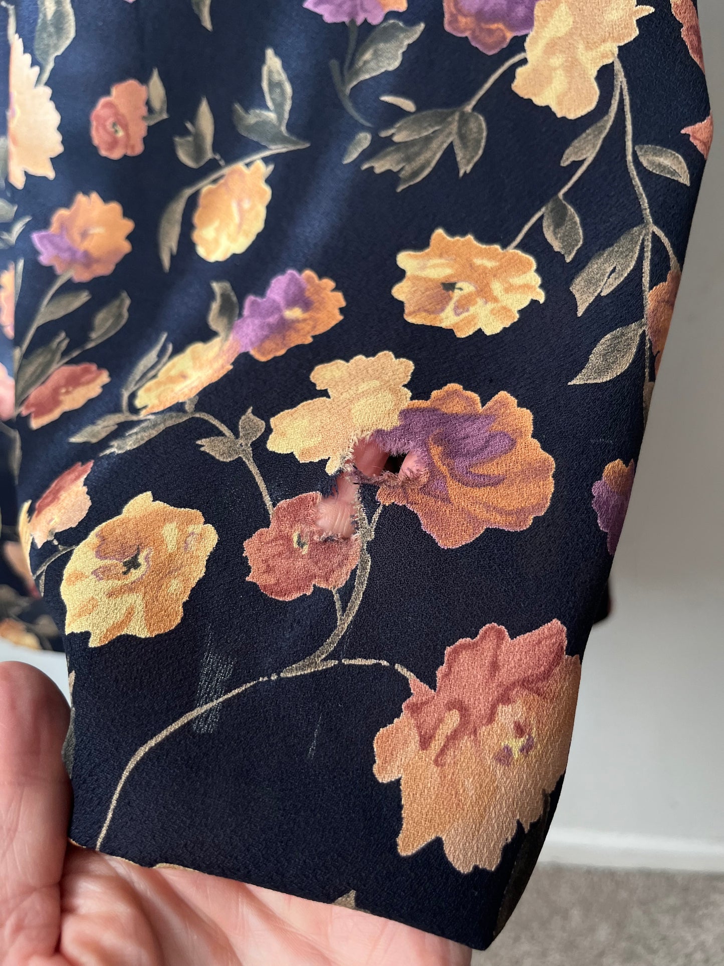 Vintage ROBYN DESIGN Floral Midi Dress (12)