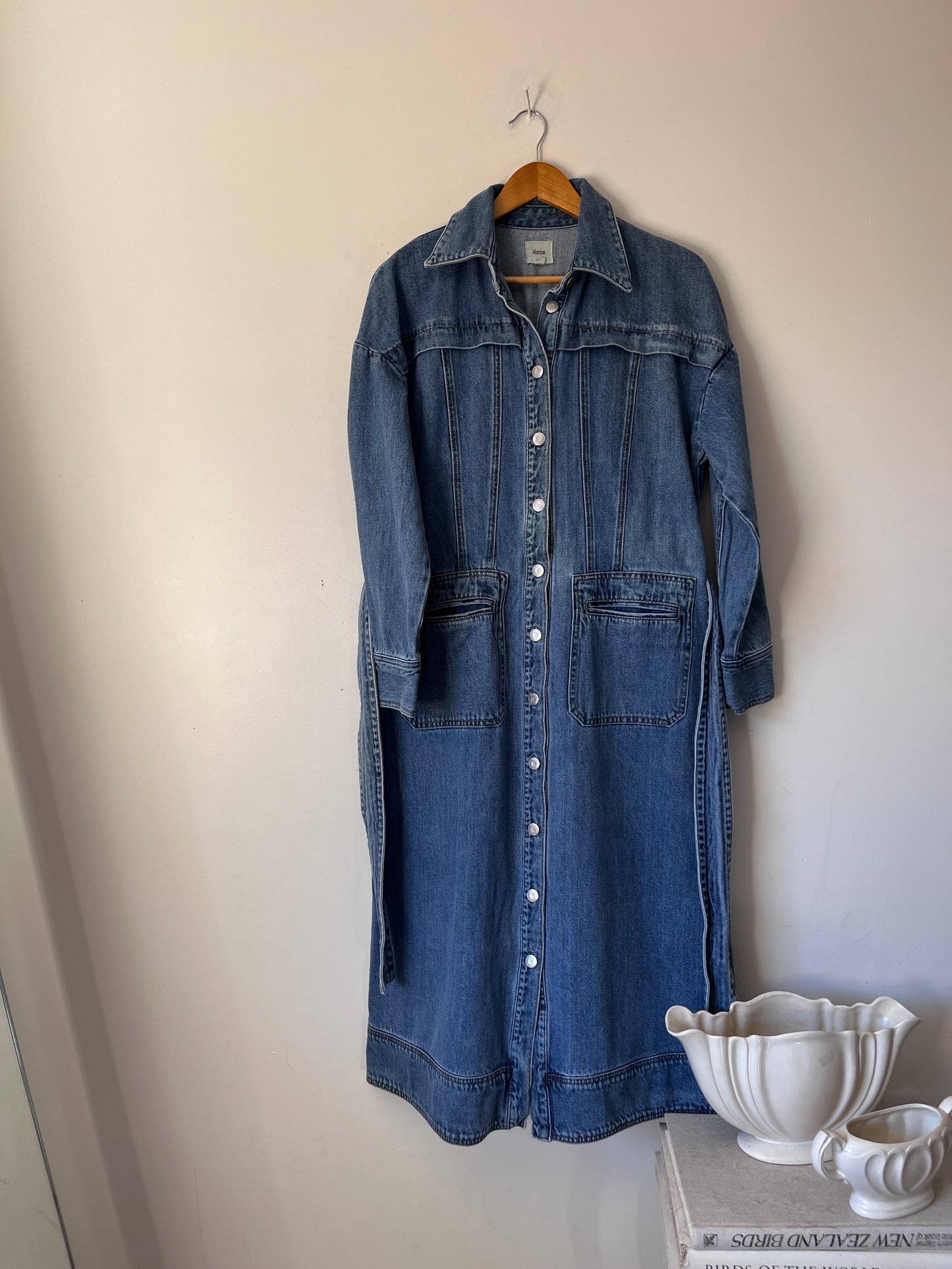 MORRISON Denim belted dress RRP$499 (14 )