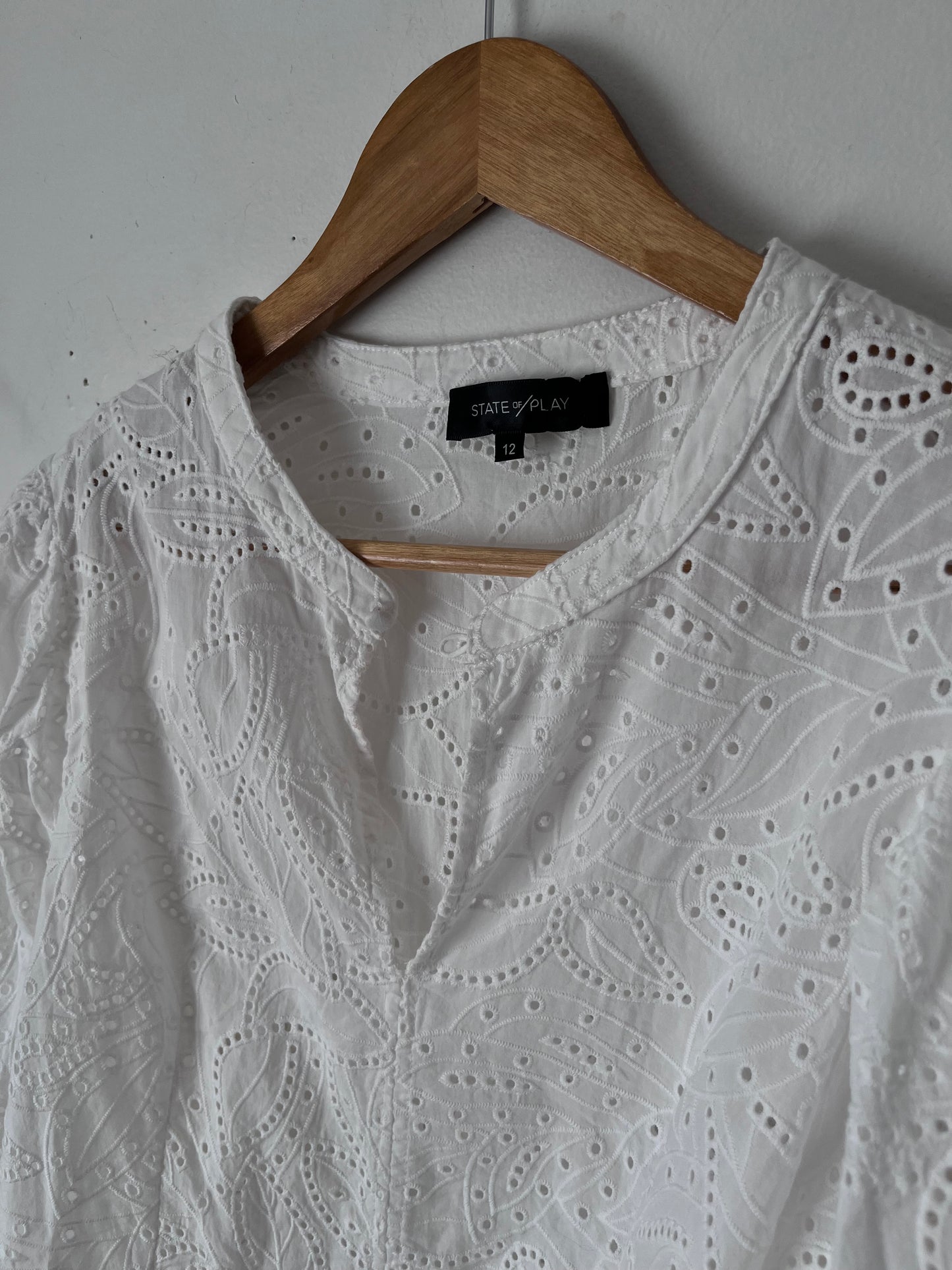 STATE OF PLAY Blouse RRP$119 (10-12)