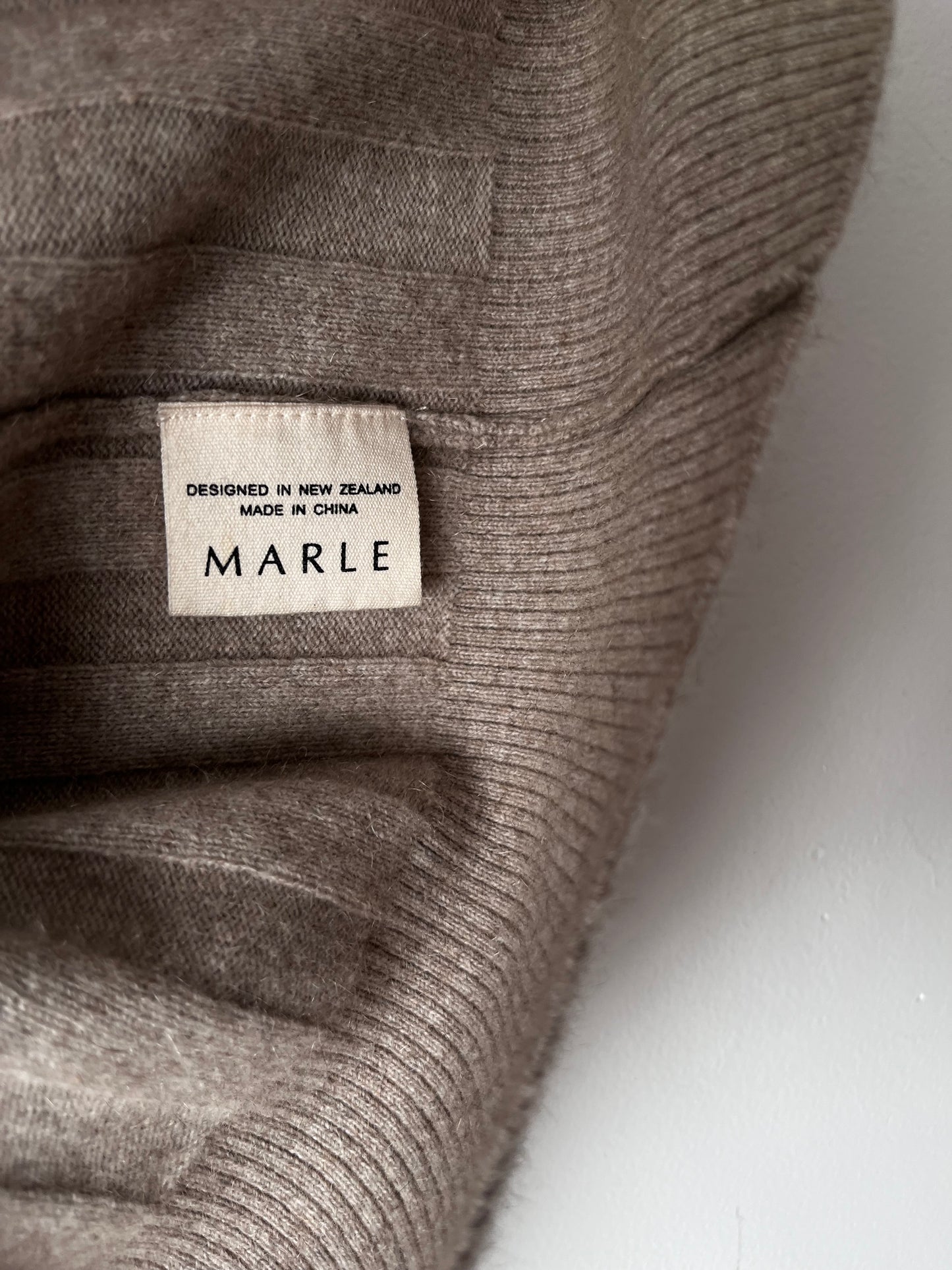 MARLE Merino Possum Silk Rib Knit Jumper RRP$500 (12-14)