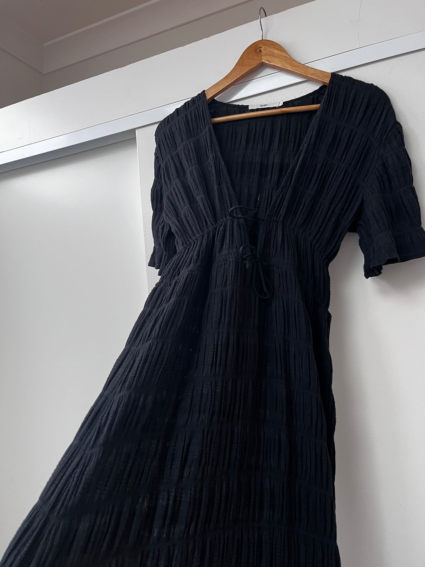 RUBY Mirella V-Neck Dress RRP$289 (6-8)
