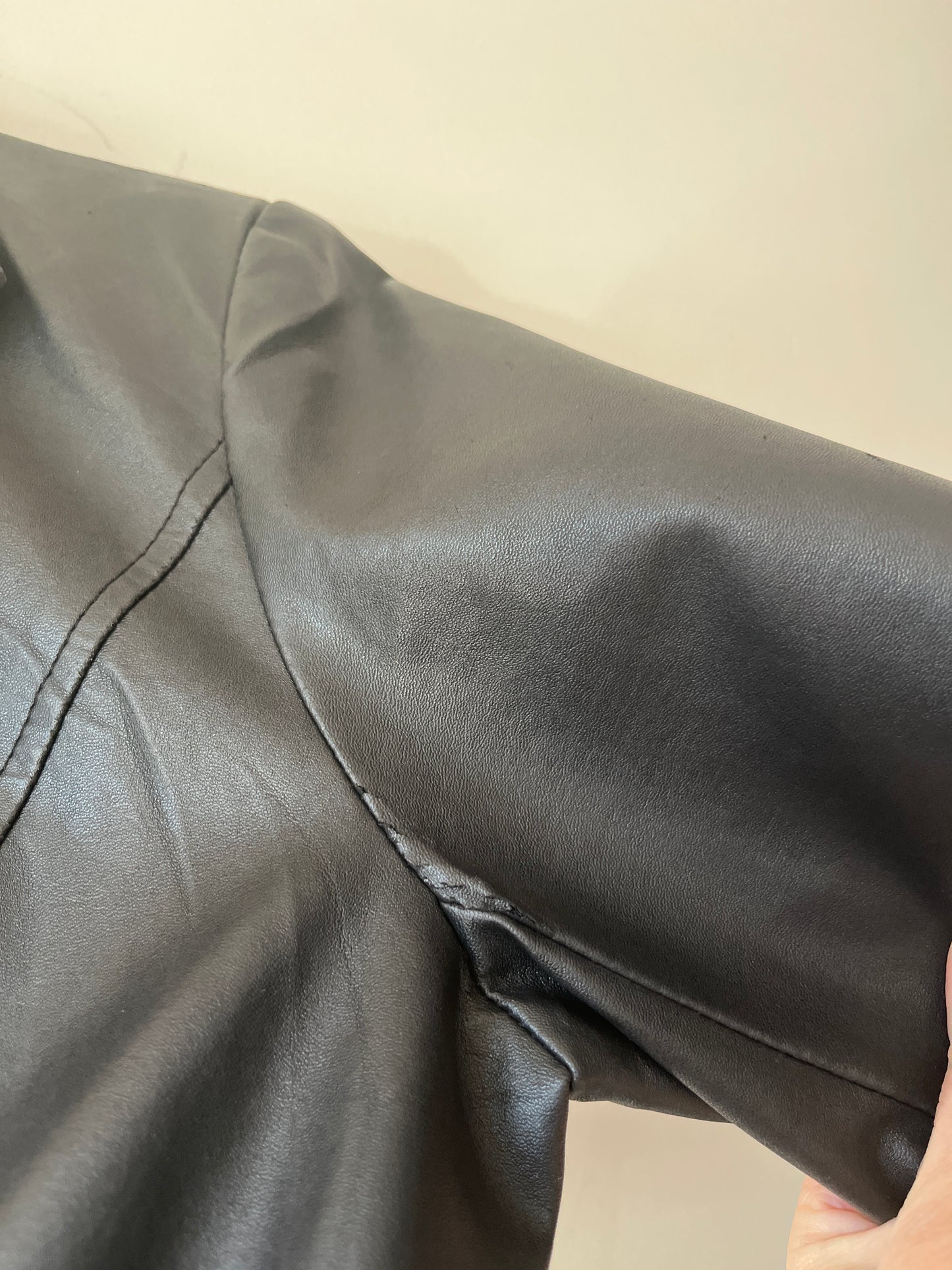 Faux leather jacket (8-10)