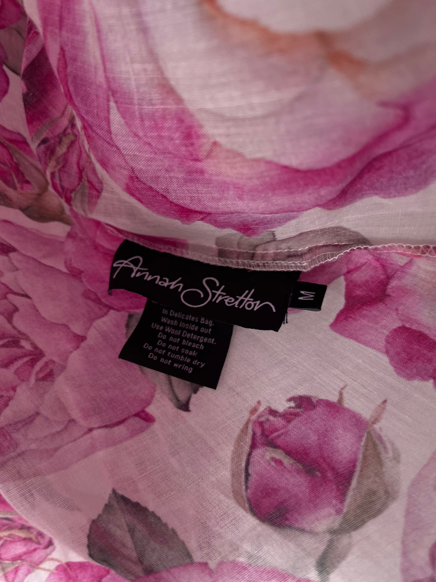 ANNAH STRETTON Rose Blouse RRP$199 (12-14)