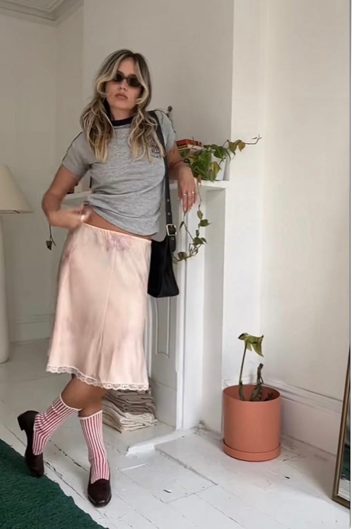 JULIETTE HOGAN Silk Skirt RRP $500 (10)
