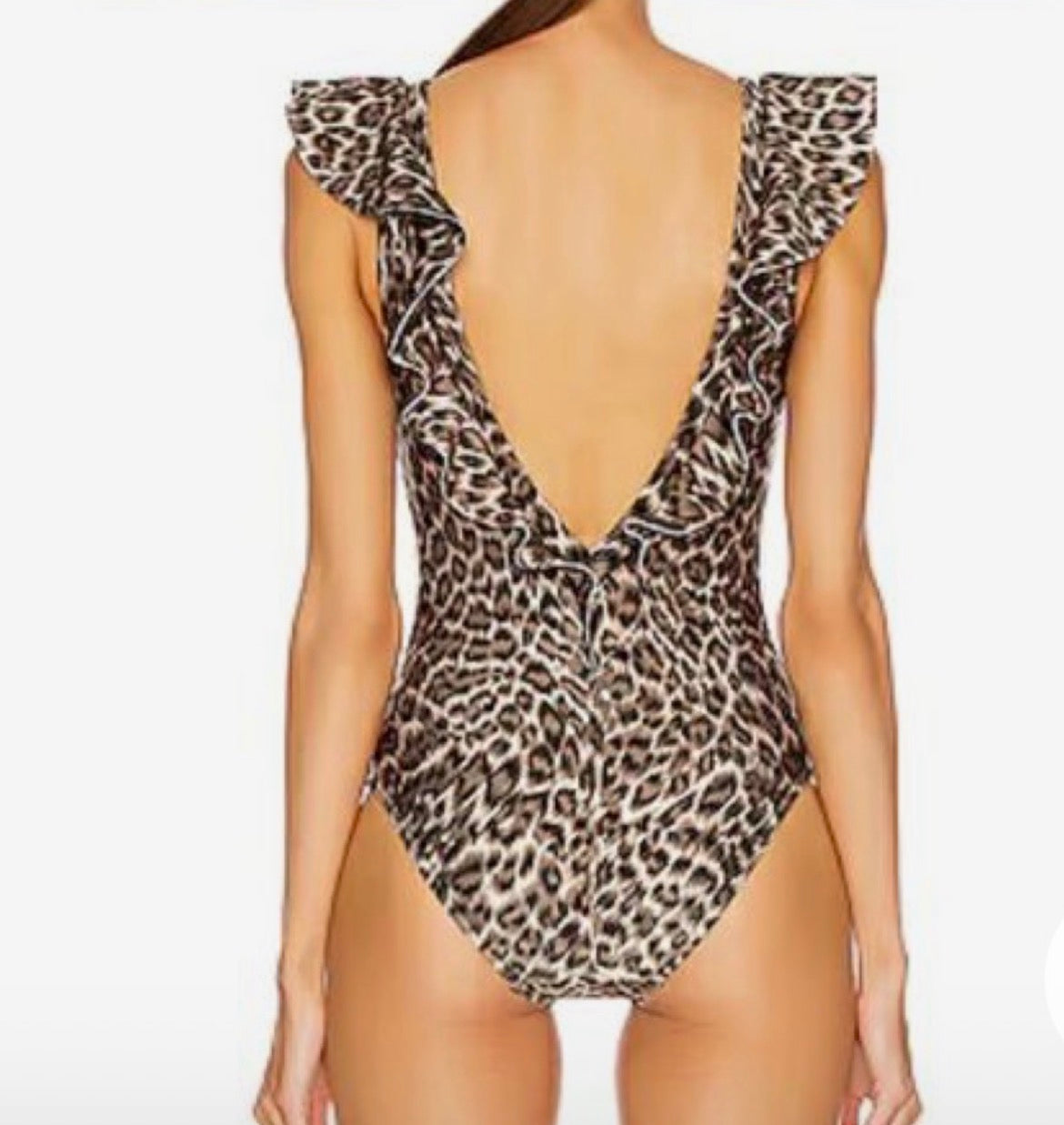 ZIMMERMANN Suraya Frill Lace-Up Swimsuit RRP$500 NZD (12)