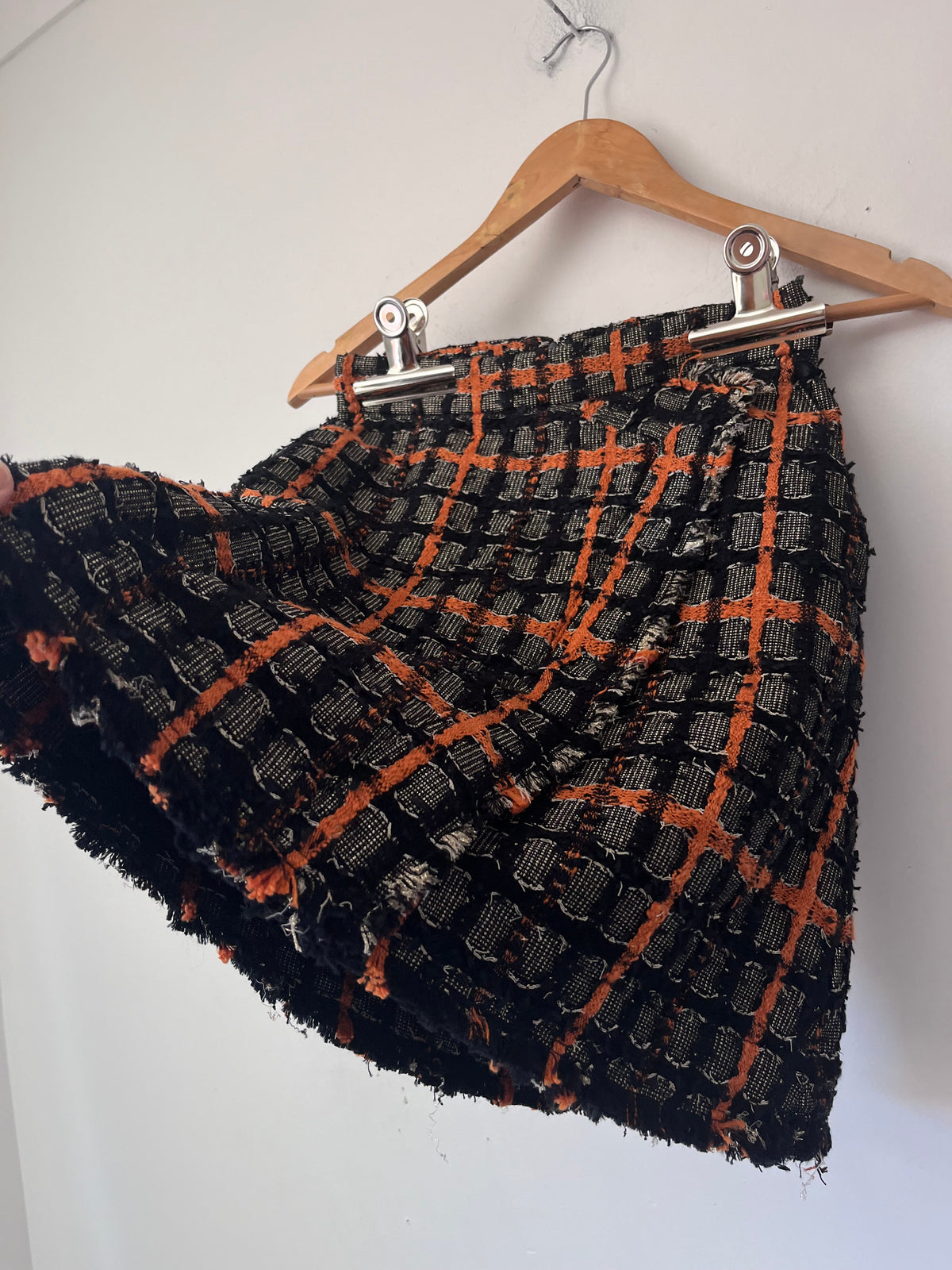 SNIDEL Jacquard Check Mini Skirt RRP $180 (6)