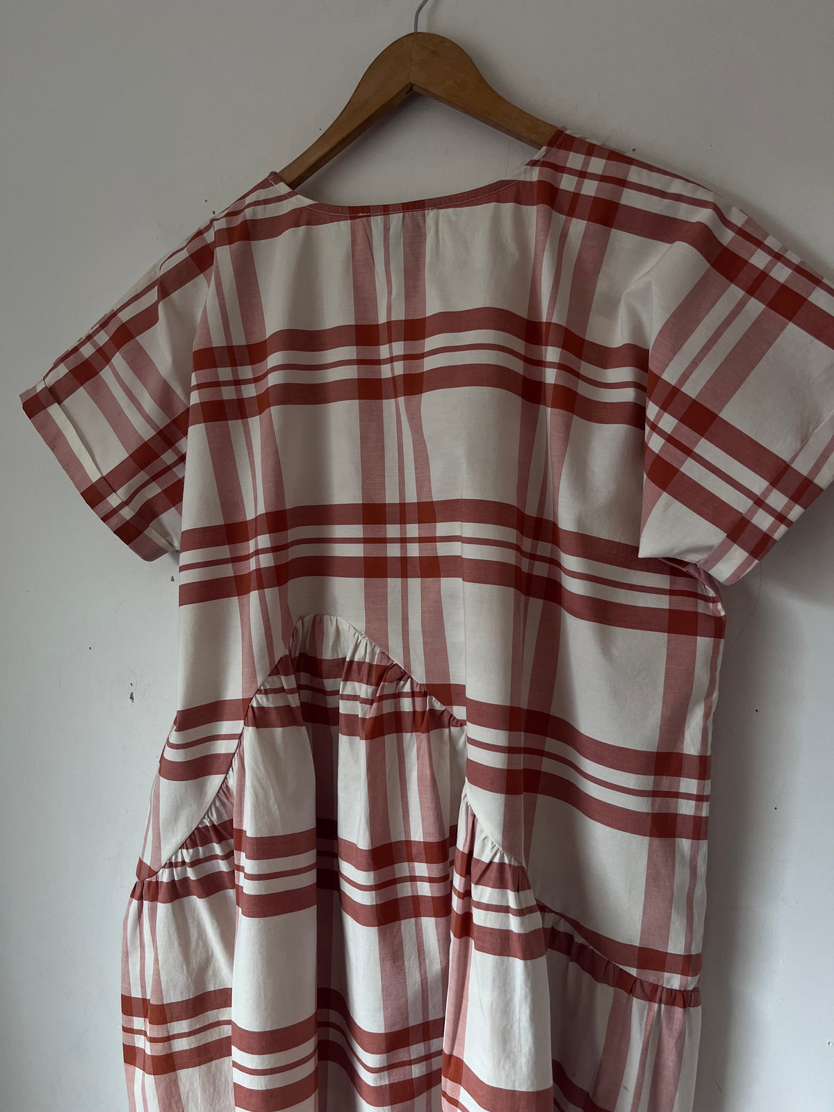 RICOCHET Oversized Check Dress RRP$329 (10-14)
