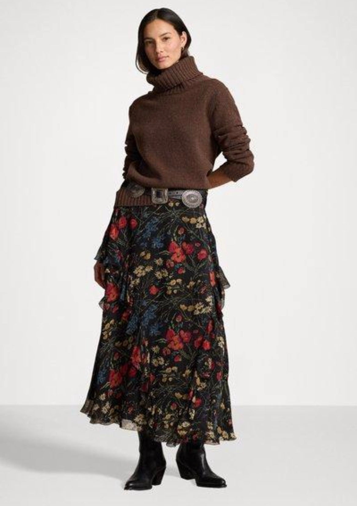 LOOBIE’S STORY Botanical Tiered Skirt RRP$399 (Size 12)
