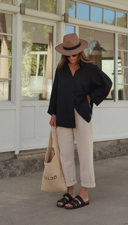 NUDE LUCY Thilda Linen Pant RRP $150 (Size 8-10)