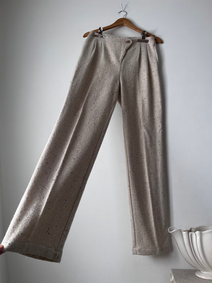 ANINE BING Ari Wool Blend Trousers RRP approx $550 (8 imo)