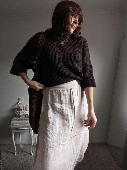 MINERAL Honeycomb Merino Knit RRP$130 (14-16)