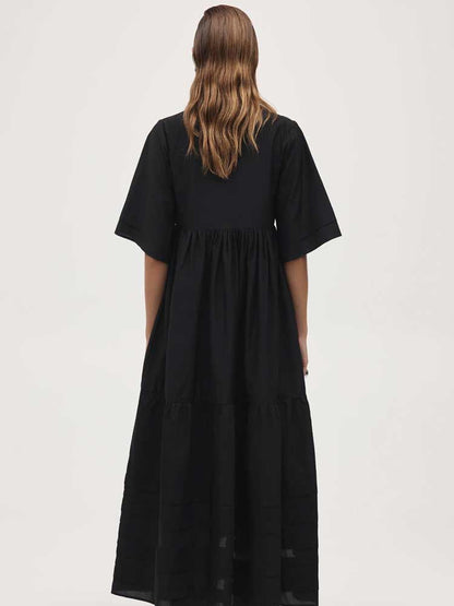 MARLE ‘Nellie’ Cotton-Silk Tiered Dress RRP$400 (14)