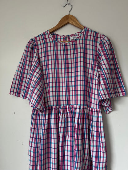 KEMI TELFORD Ayomide Pink Blue Dress RRP approx. $260 (Size 10)