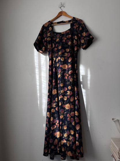 Vintage ROBYN DESIGN Floral Midi Dress (12)