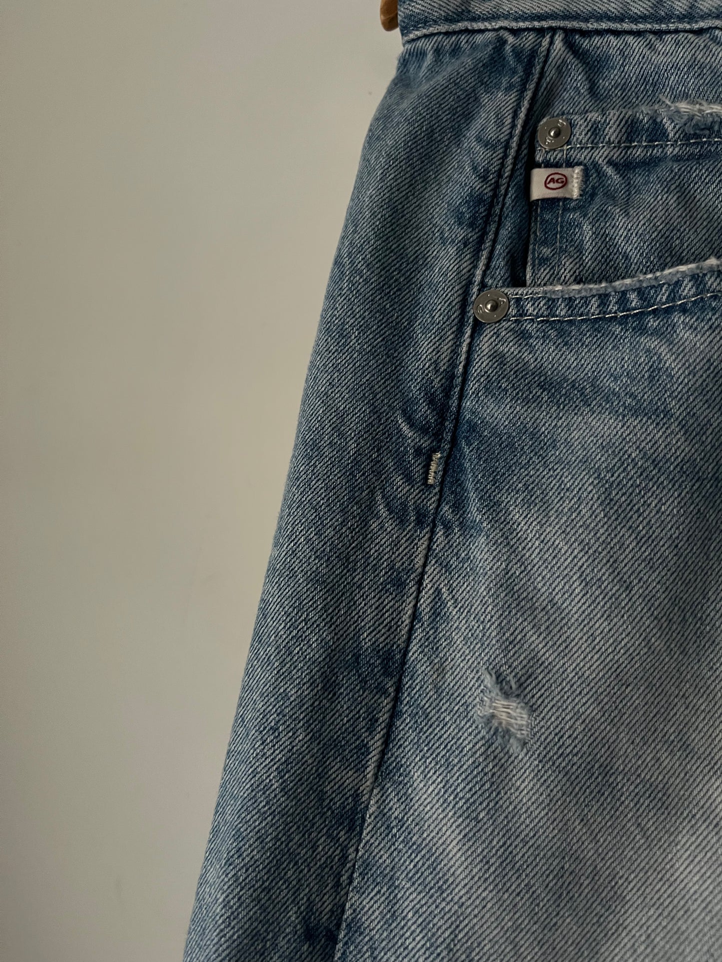 AG Hattie Crop High-Rise Barrel Jeans RRP $569 (10-12)