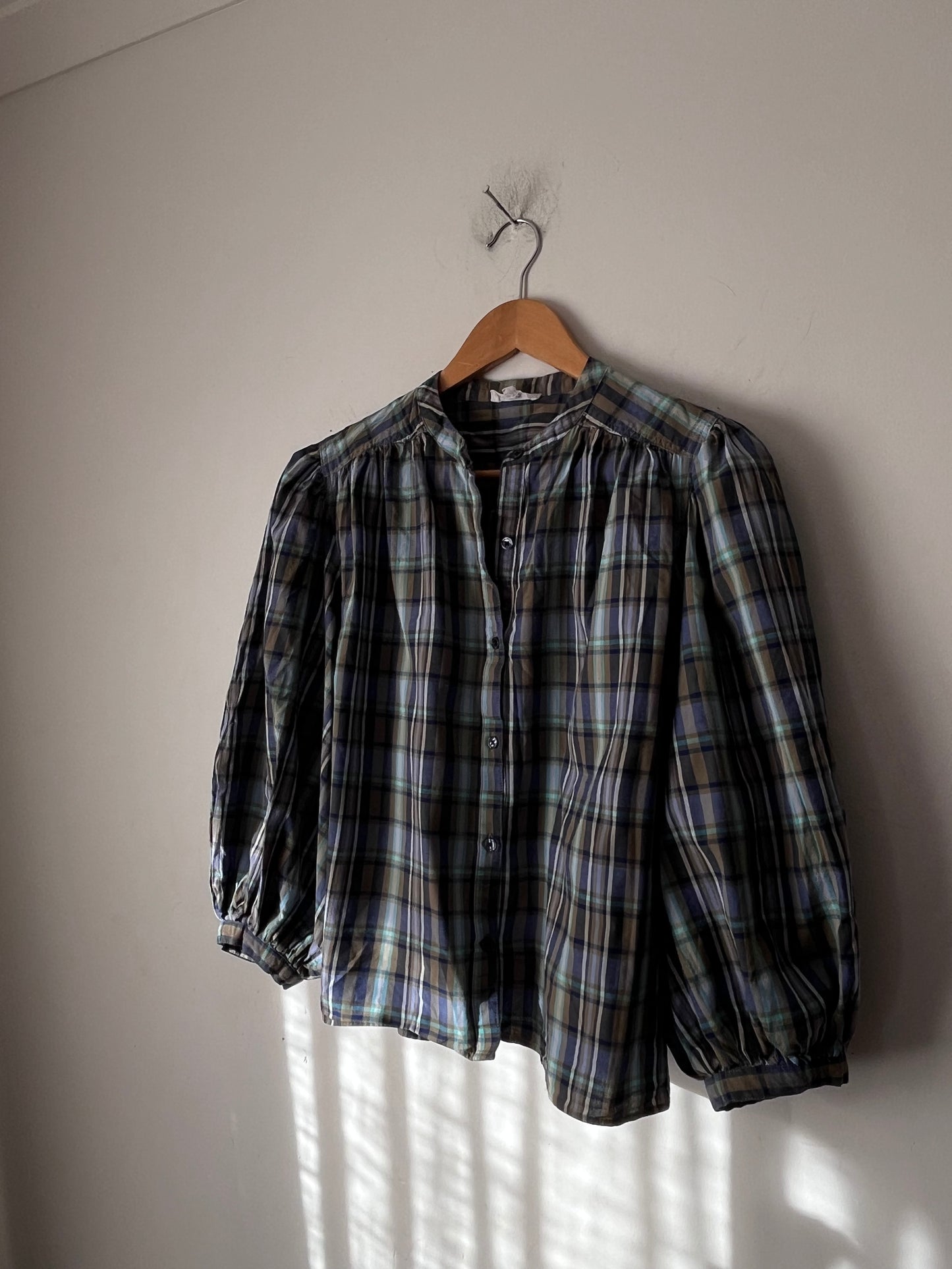ZEST Cotton Plaid Blouse (8)