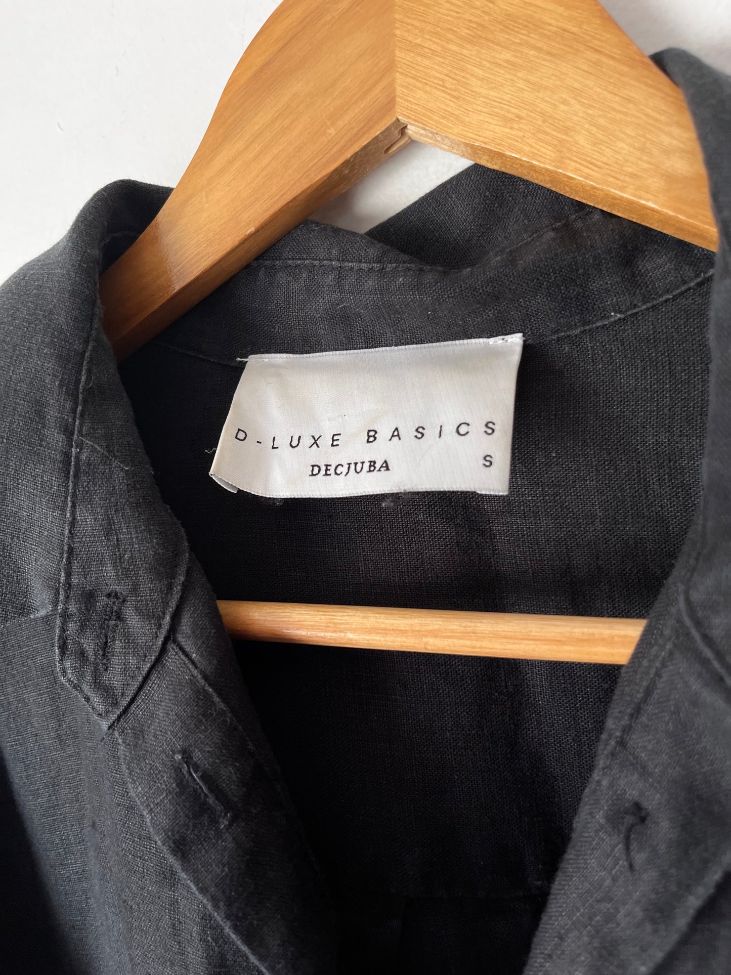 DECJUBA Luxe Basics Linen Shirt Dress (10-12)