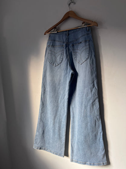 ROLLA’S High Rise Wide Leg Jeans RRP$180 (8-10)