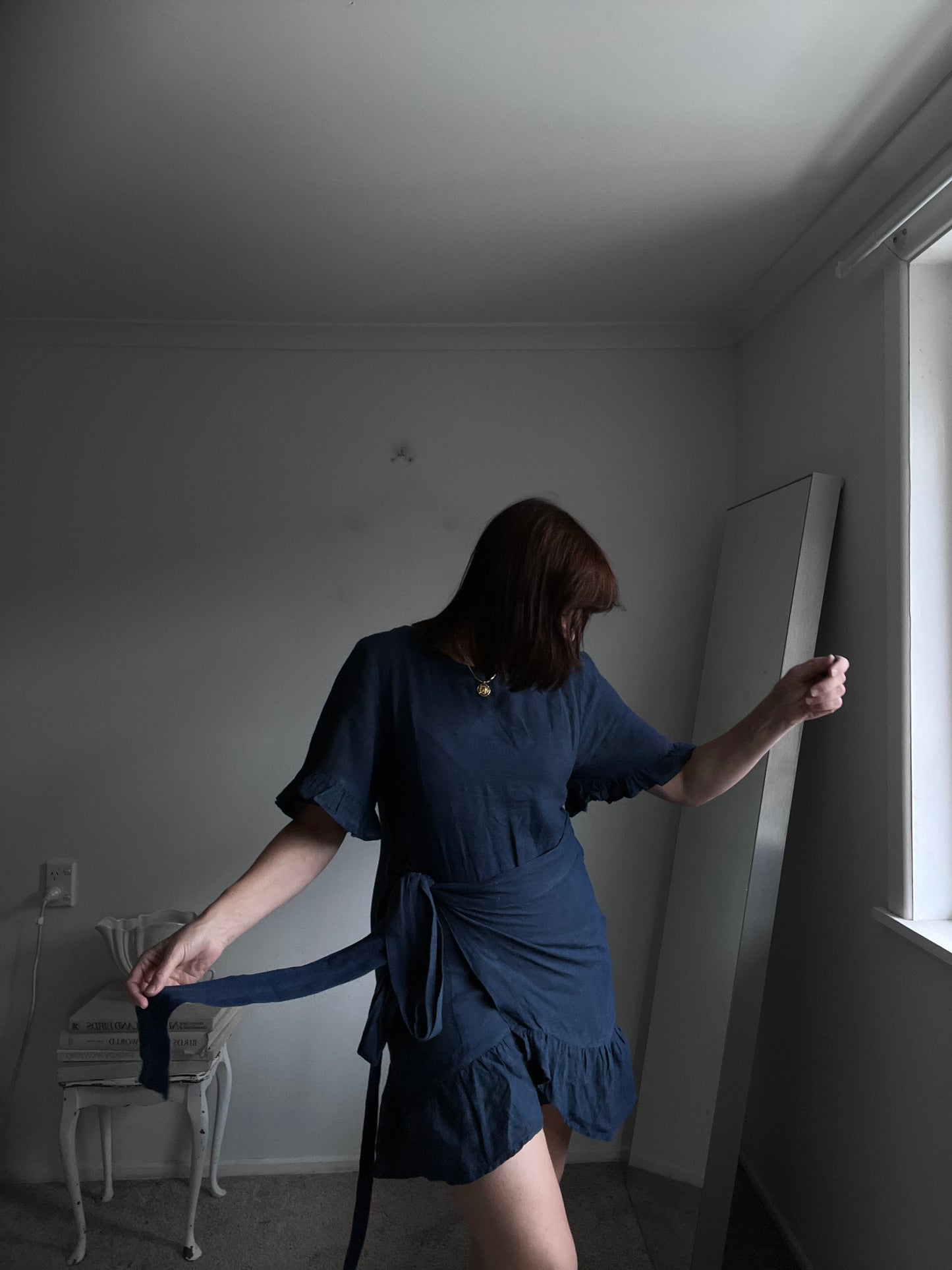 THE SHANTY CORP Linen Dress RRP$220 (8-10)