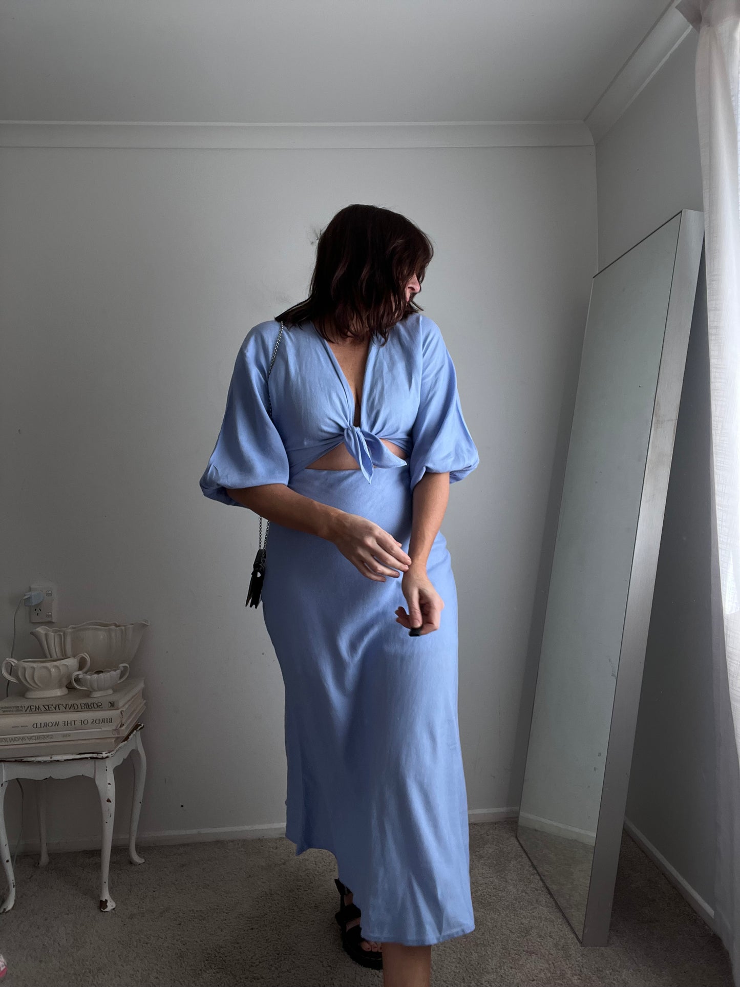 RUBY Cut-Out Tie Midi Dress RRP$289 (10)