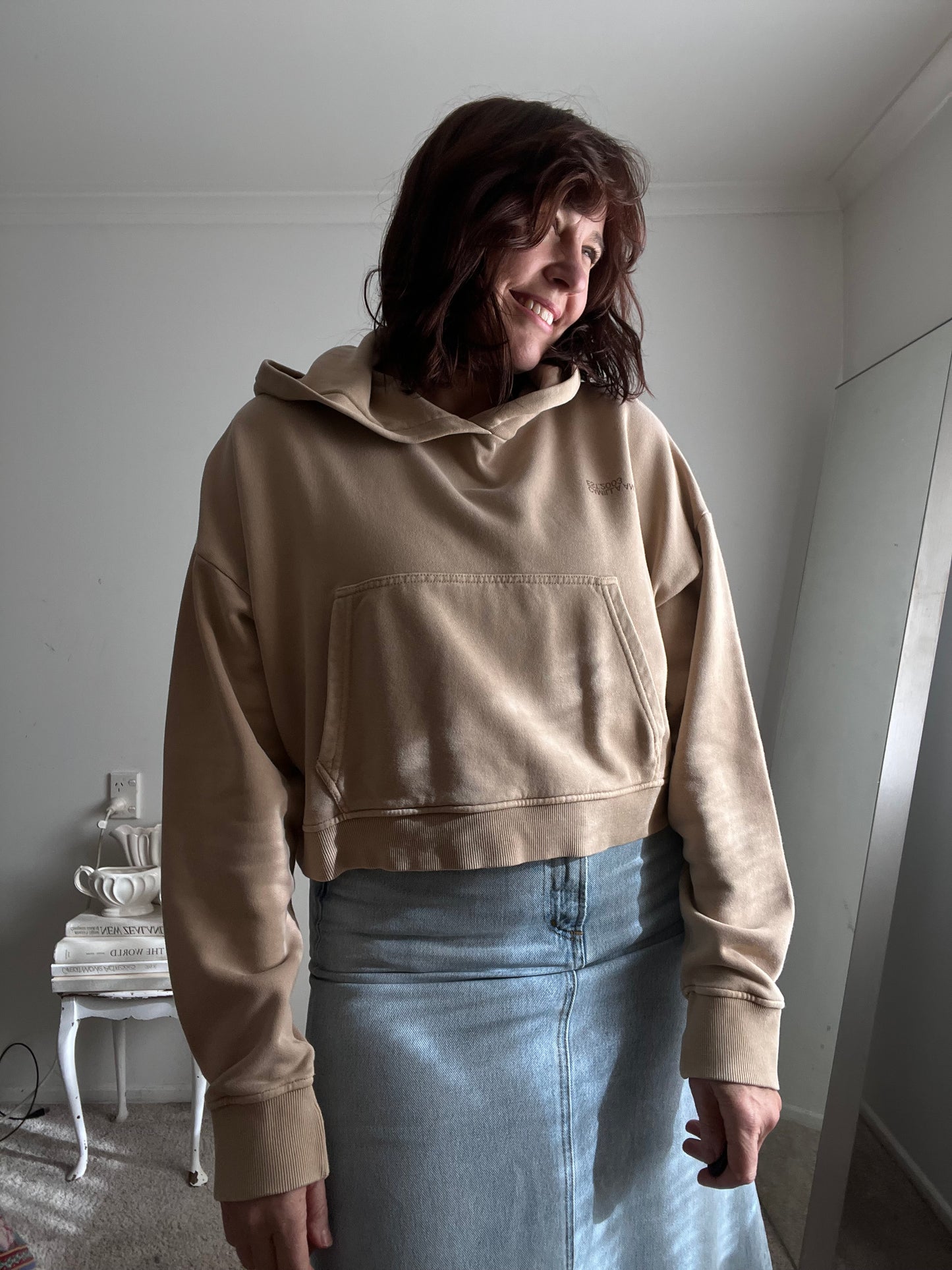 CAMILLA AND MARC Cropped Hoodie RRP$320 (6-12)