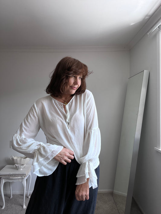 REPERTOIRE 'Poet' blouse RRP$298 (10-14)