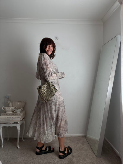 MAX Snake Print Midi Dress RRP$169 (16)
