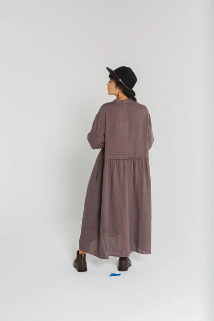 MONTAIGNE Italian Linen Button-Through Dress RRP$270 (16-18)
