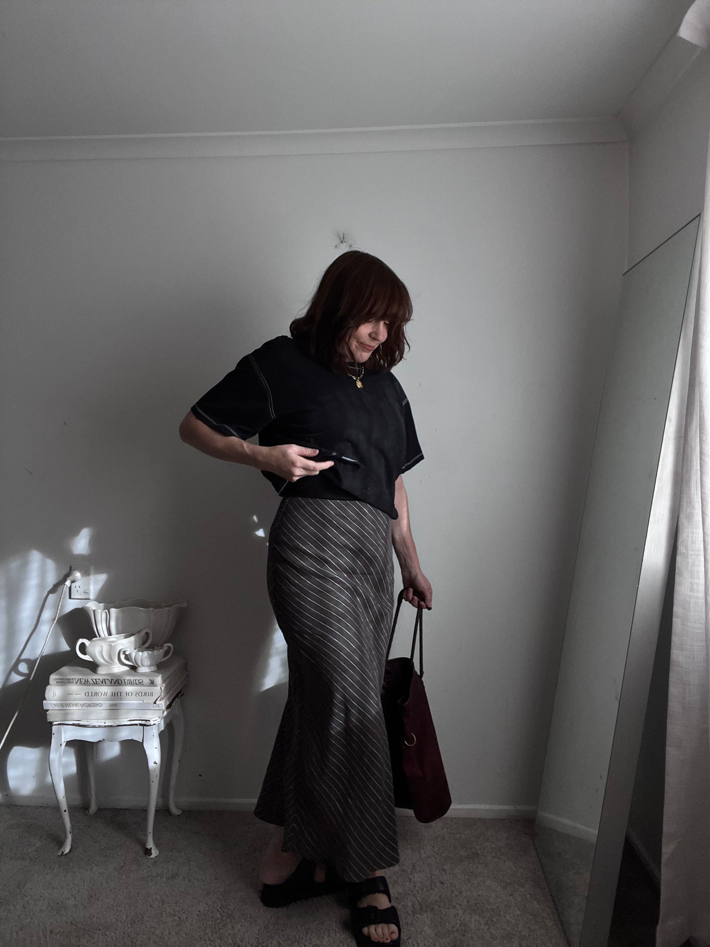 SAMSOE SAMSOE Linen Skirt RRP$358 (8-10)