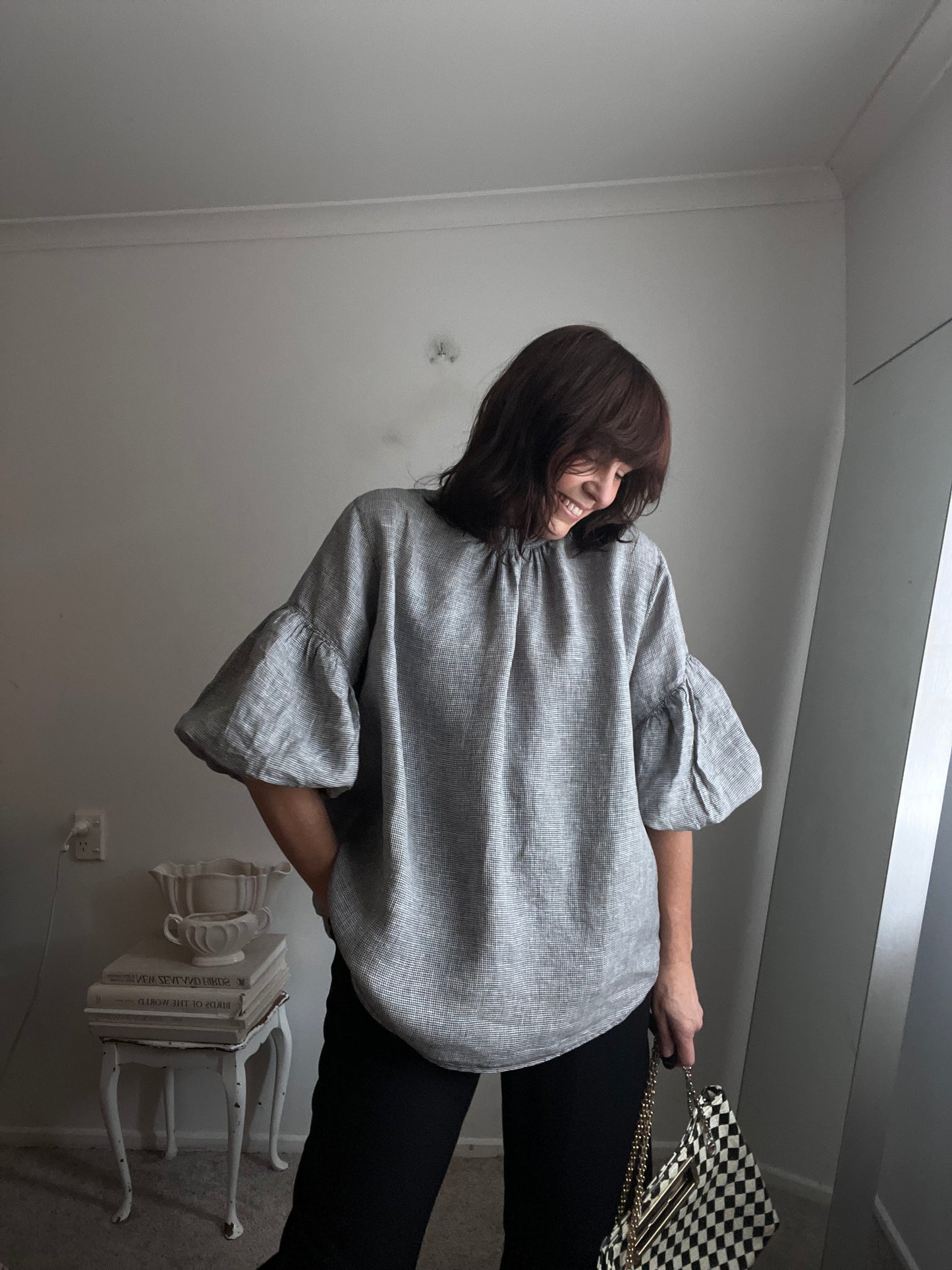 MOOCHI Nominate Linen Top RRP Approx. NZ$289 (12-14)