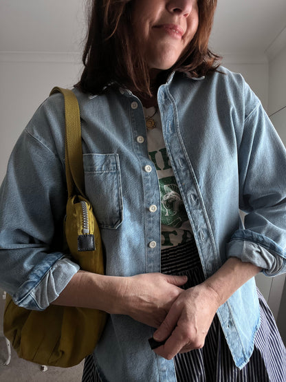 DJERF AVENUE Denim Shacket RRP$295 (8-10)