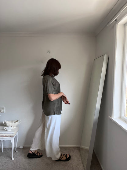 WENDY NELSON silk pants (10-12)