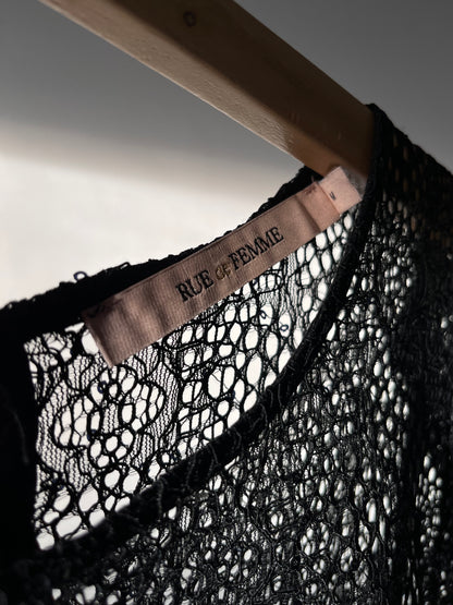 RUE DE FEMME Sequin Lace Blouse RRP$260 (12-14)