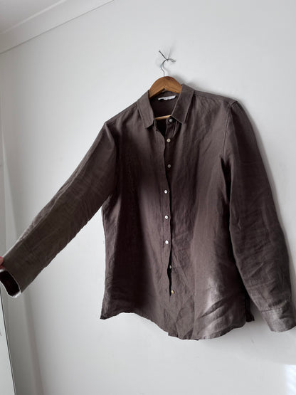 ZEST Linen Shirt RRP$90 (12-14)