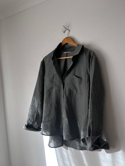 ZEST Linen Shirt RRP$80 (12-14)