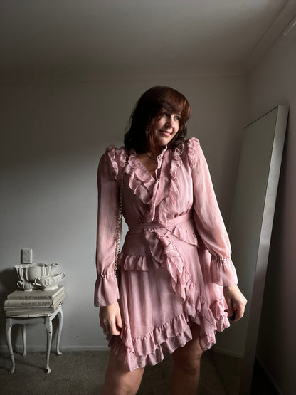 PILGRIM Wrap Dress RRP$189 (12-14)
