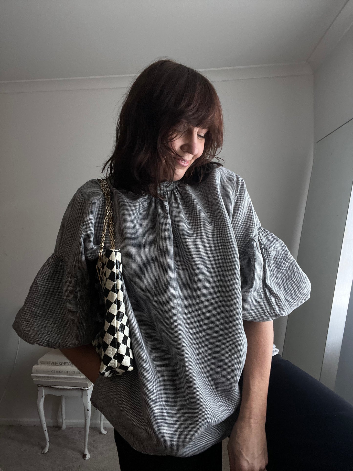 MOOCHI Nominate Linen Top RRP Approx. NZ$289 (12-14)