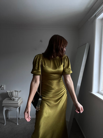 MAX Liquid Satin Dress RRP$180 (8)