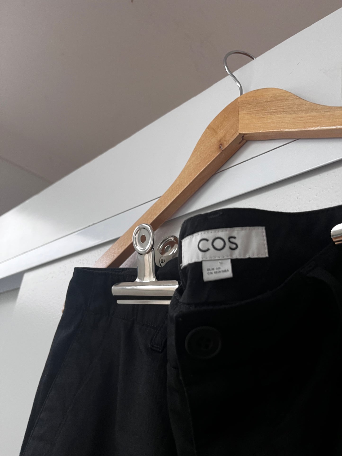 COS Black Cotton Trousers RRP $180 (12)