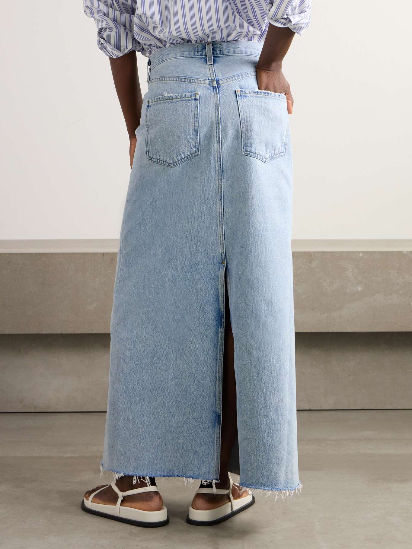 AGOLDE's 'Hilla' maxi skirt RRP$469 (10)
