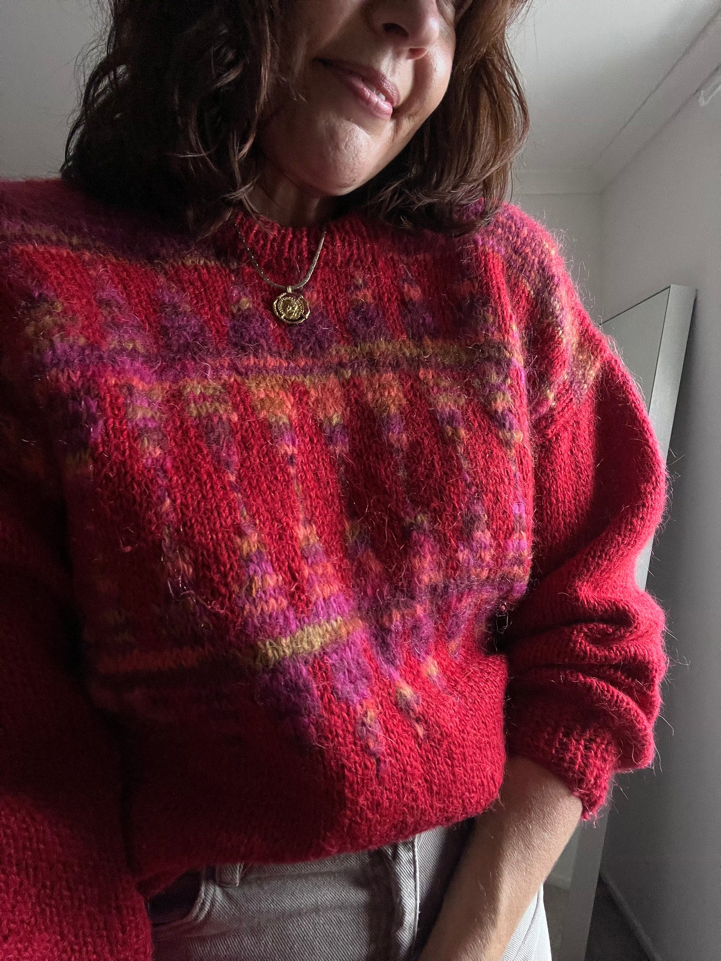 Wool Handknit Jumper (10-12)