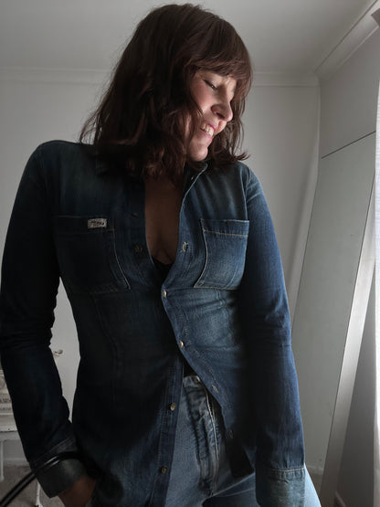 GUESS Denim Shirt (XS imo)