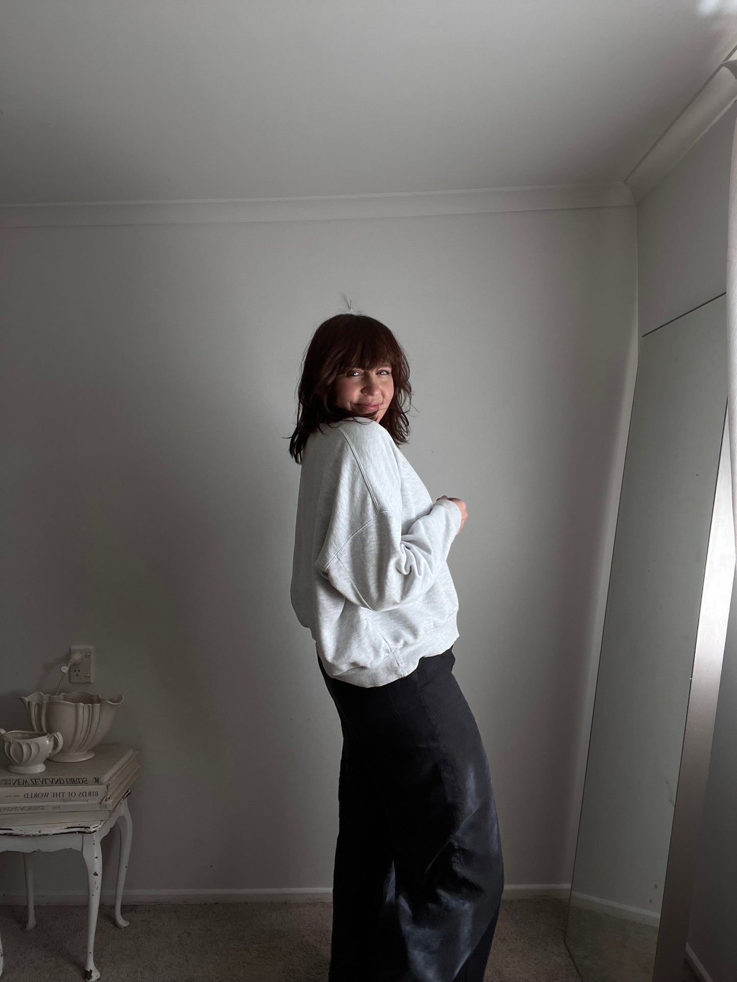 LOCALE slouch crew sweatshirt RRP$79.99 (12-14)
