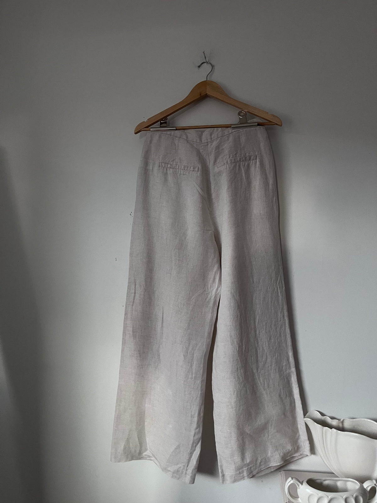 NUDE LUCY Thilda Linen Pant RRP $150 (Size 8-10)