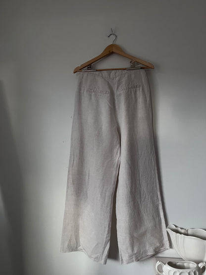 NUDE LUCY Thilda Linen Pant RRP $150 (Size 8-10)